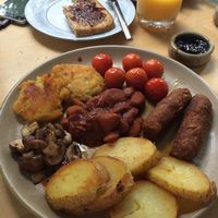 Vegan breakfast at The Old Croft House in Isle Of Skye