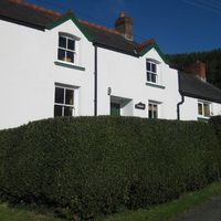 Approaching Penrhiw at Penrhiw Vegetarian Bed & Breakfast in Llanafan