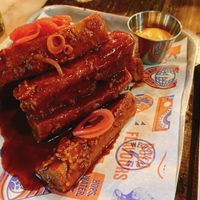 seitan wings  at BrewDog in Aberdeen