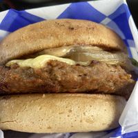 Cliff burger at The Southern V in Nashville