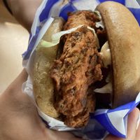 Hot chickn at The Southern V in Nashville