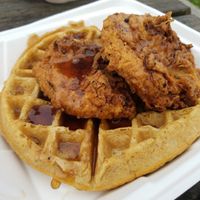 Chick'n and Waffle at The Southern V in Nashville
