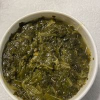 Turnip greens  at The Southern V in Nashville