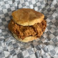 Chickun biscuit  at The Southern V in Nashville