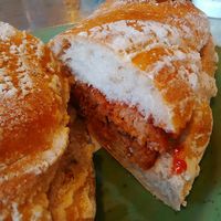 Vegan Sausage Sandwich at Nibble Cafe in Manchester