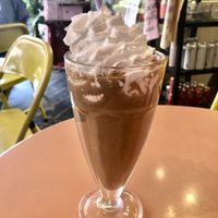 Brownie milkshake   at Nibble Cafe in Manchester
