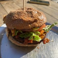 Chili-Bean-Burger   at Lia's Kitchen in Berlin