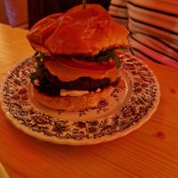 Quinoa-lentil with peanut sauce at Lia's Kitchen in Berlin