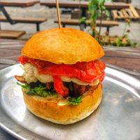 cheeseburger  at Lia's Kitchen in Berlin