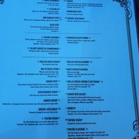 Menu 100% vege avec les options veganes at L'Gros Luxe in Quebec