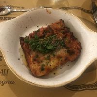 Melanzane a la parmezani - vegetarian  at La Mi Mama in Rimini