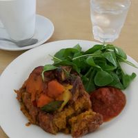 GF/Vegan pumpkin chickpea falafel at Town Mouse in Pukekohe