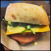 vegan ";eggs benny"; at Maker in Petersham