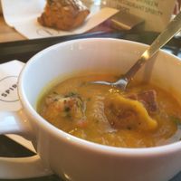 pumpkin soup at Spirit in Amsterdam