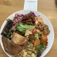 Tried "a little bit of everything" -- went for a combo of healthy and interesting/differentt   at Spirit in Amsterdam