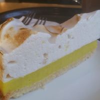 Vegan merengue lemnon cake! at Spirit in Amsterdam