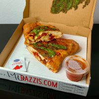 W.O.W. calzone (cut in half at home) at Razzi's Pizzeria - Howell St in Seattle