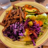 Pasta at BioXoco in Barcelona