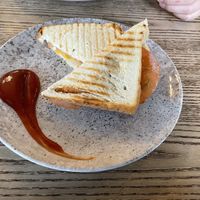 Toastie😒  at Grindz Cafe in Tauranga
