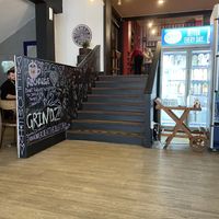 Seating  at Grindz Cafe in Tauranga