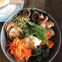 Buddha bowl at Grindz Cafe in Tauranga