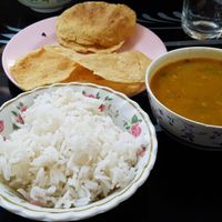 Thali set, vegan version at Sweet Indian-Nepali Restaurant in Yangon