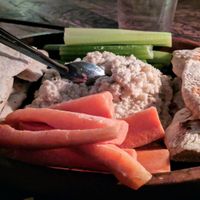 Chocho Hummus at La Oficina in Quito