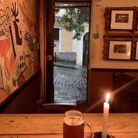 Perfect spot for a beer and a snack  at La Oficina in Quito