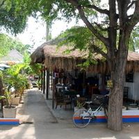 Bale Sampan is located by the beach road.  at Bale Sampan in 