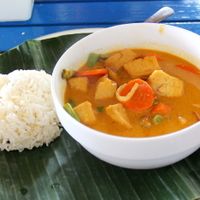 Tofu curry.  at Bale Sampan in 