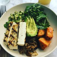 Mother Earth Bowl with Tofu at Flower Child - The Domain in Austin