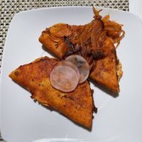 Tacos de berenjena estilo barbacoa 🫶🏻  at La Flaca - Americana in Guadalajara
