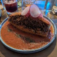 Torta ahogads at La Flaca - Americana in Guadalajara