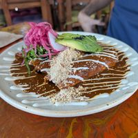 Enchiladas at La Flaca - Americana in Guadalajara