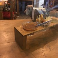 Welcome salsa & nachos (totopos) at La Flaca - Americana in Guadalajara