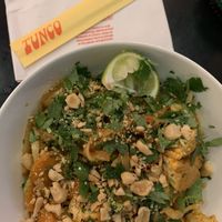 basically pad thai. “the vegan” on the menu  at Tunco in Oslo