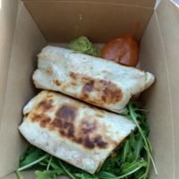 Burrito froma brekkie at Exchange Coffee Shop & Kitchen in Bristol