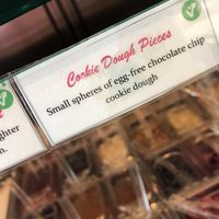 Vegan cookie dough topping at Wilton Creamery in Wilton Manors