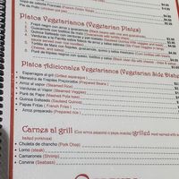 Menu1 at Serendipity in Cotacachi