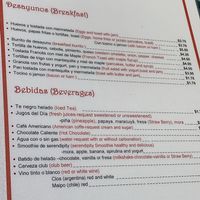 Menu3 at Serendipity in Cotacachi