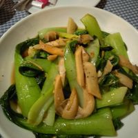 stir fried bok choy and mushroom at Sala in Phan Rang