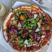 Chef's special pizza 5/5 at Veggitalia in Puerto Vallarta