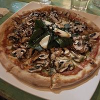 Vegan pizza 🍕   at Veggitalia in Puerto Vallarta