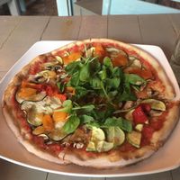 5 terre vegan pizza at Veggitalia in Puerto Vallarta