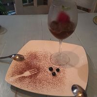 chocolate mousse at Veggitalia in Puerto Vallarta