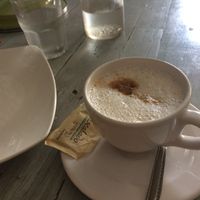 vegan latte at Veggitalia in Puerto Vallarta