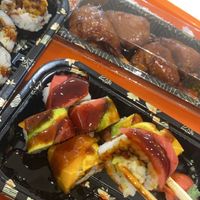 I ordered the Rainbow roll, Vegan Drumsticks in general tso sauce, and a Spider roll. It was delicious! I left stuffed ha! Definitely will be back next time I’m
in ATL.  at VeGreen in Duluth