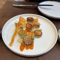 Vegan scallops at Plants by Deliciously Ella in London