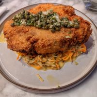 Cauliflower Schnitzel at Plants by Deliciously Ella in London
