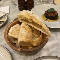 Flatbread starter  at Plants by Deliciously Ella in London